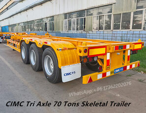 新集装箱底盘半挂车 CIMC for C&ocirc;te d'Ivoire