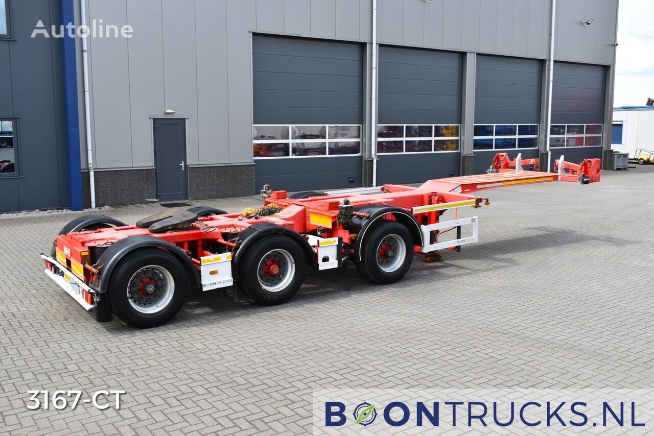 D-TEC CTD-41-03D COMBIDOLLY | 20ft * 2x STEERING * LIFT AXLE * NL TRAI Containerauflieger