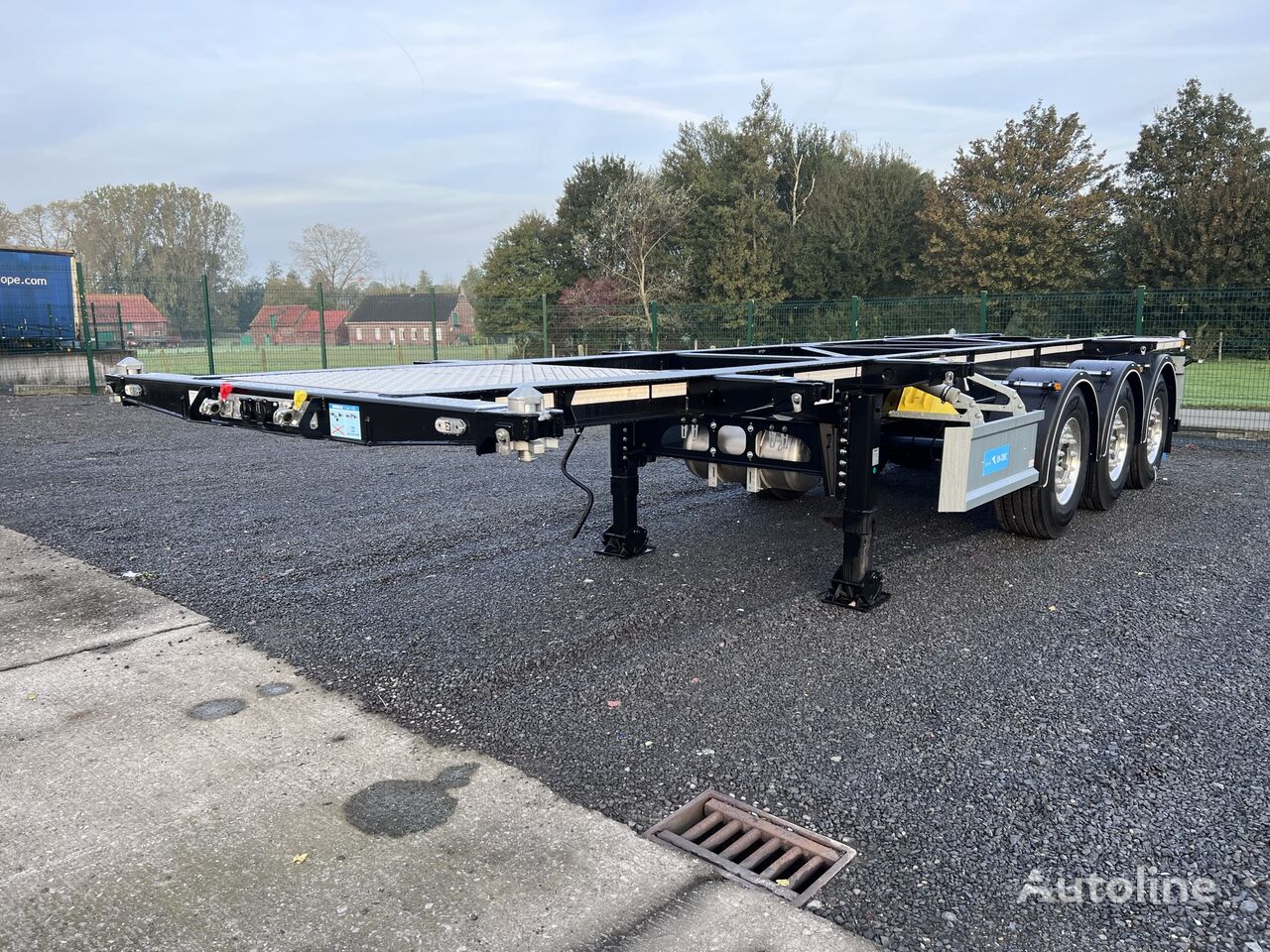 ny D-Tec containerchassi semitrailer