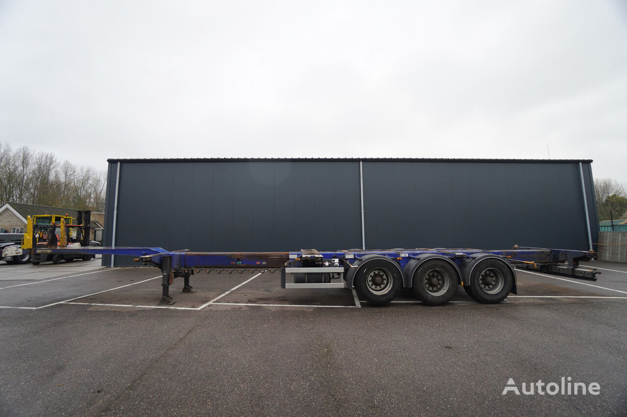 semi-trailer dengan sasis untuk kontainer D-Tec 3 AXLE CONTAINER TRANSPORT TRAILER