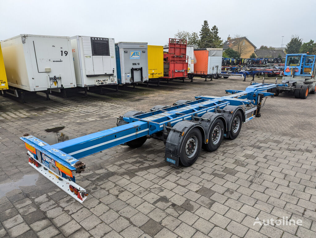 naczepa do przewozu kontenerów D-Tec EUROFLEX VCC-01 MULTI - 3-Assen SAF - DiscBrakes - All Container