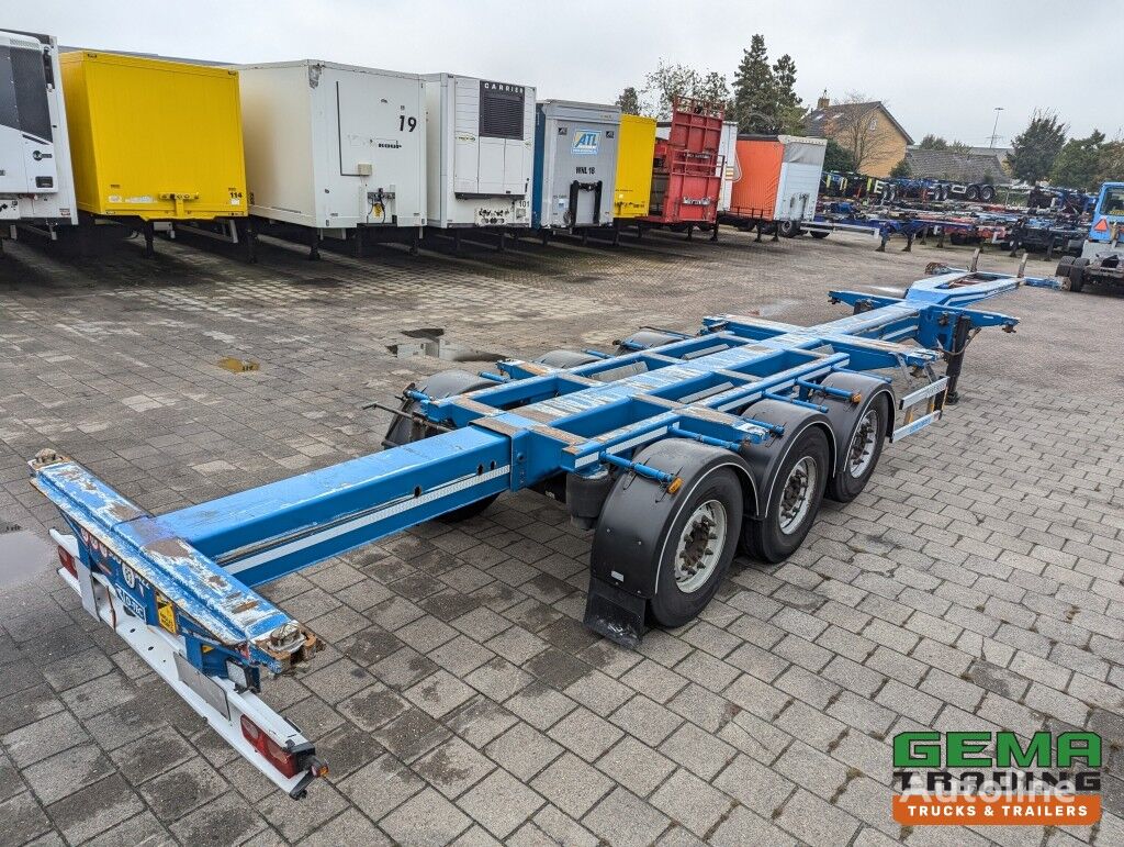 D-Tec EUROFLEX VCC-01 MULTI -Discs Brakes - All connections + 20FT swa container chassis semi-trailer