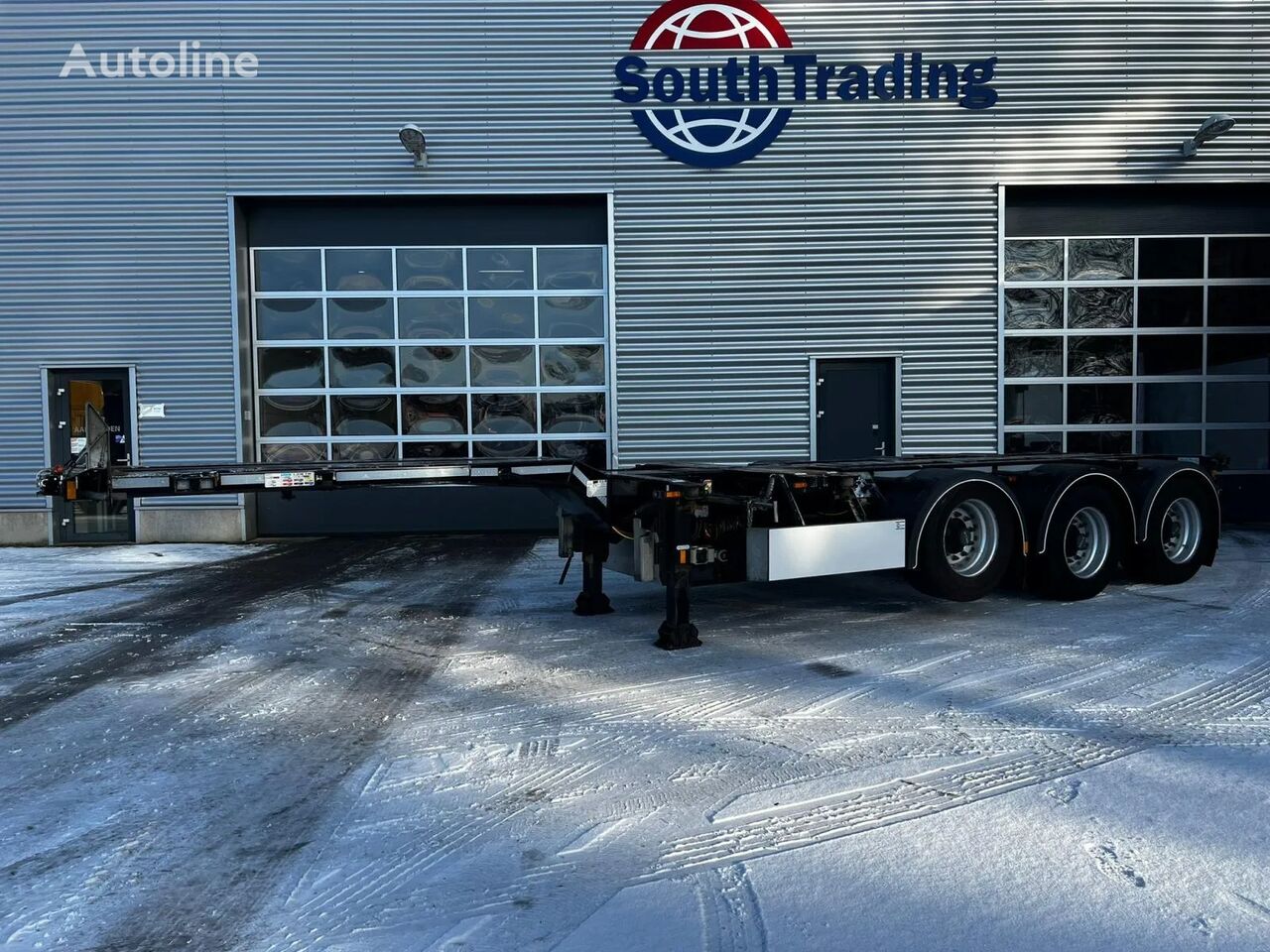 полуприцеп контейнеровоз D-Tec FLEXITRAILER + GENSET