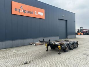 العربات نصف المقطورة شاحنة نقل الحاويات D-Tec FLEXITRAILER TRACTION / ADR / SAF + discbrakes / liftaxle