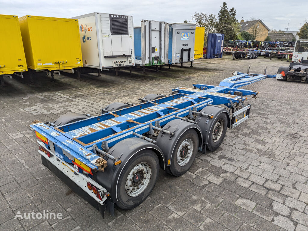 D-Tec FLEXITRAILER VCC-01 MULTI - 3-Assen SAF - DiscBrakes - Lift Axle container chassis semi-trailer