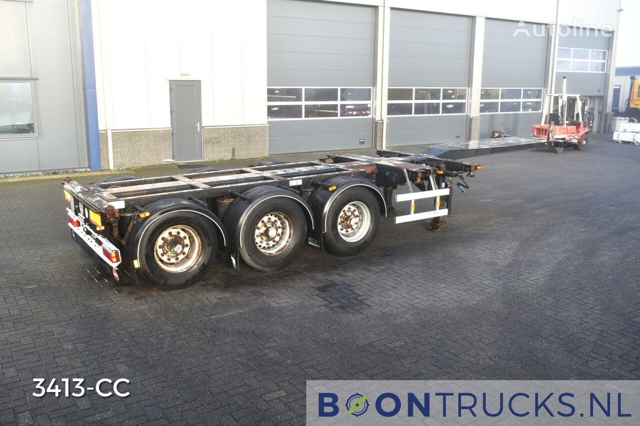 D-Tec FT-43-03V | 2x20-30-40-45ft HC * 2x LIFT AXLE * 3x EXTENDABLE semirremolque de contenedores