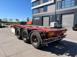 العربات نصف المقطورة شاحنة نقل الحاويات D-Tec FT-43-03V / 3x Extendable / 1x Lift Axle