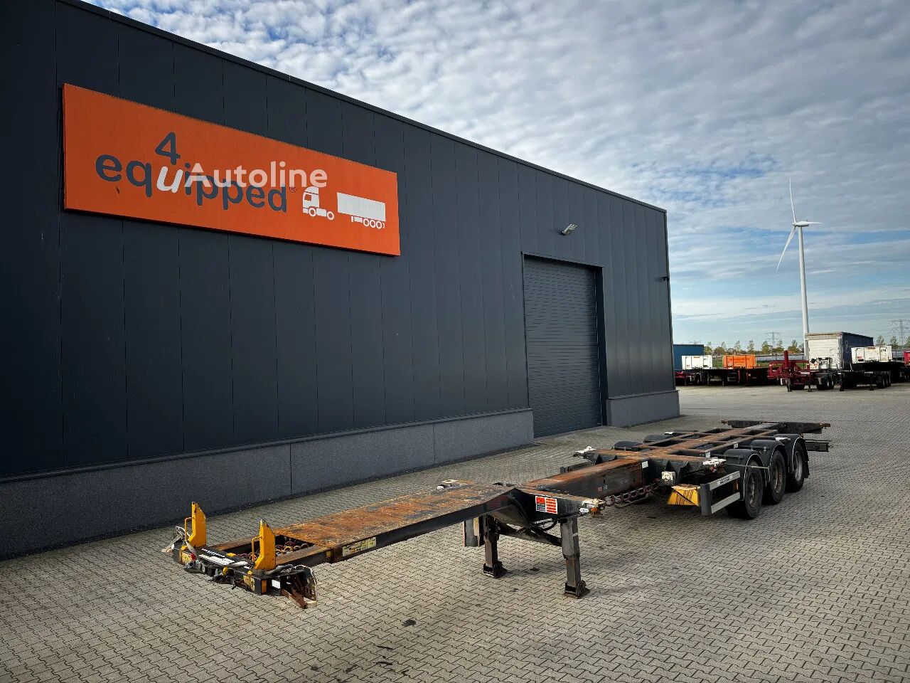 D-Tec FT-43-03V 45FT High Cube MULTI / BPW + DRUM / LIFTAXLE / NL-CHAS poluprikolica za prevoz kontejnera - Autoline