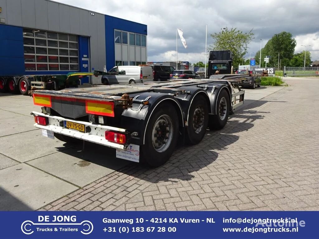 D-Tec FT-43-03V / Flexitrailer / 2x Extendable / SAF + Disc / 1x Lift  Containerauflieger