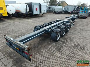 D-Tec FT-LS-S 3-axle SAF - MULTI - Disc brakes - Lift axle - 3x extend container chassis semi-trailer