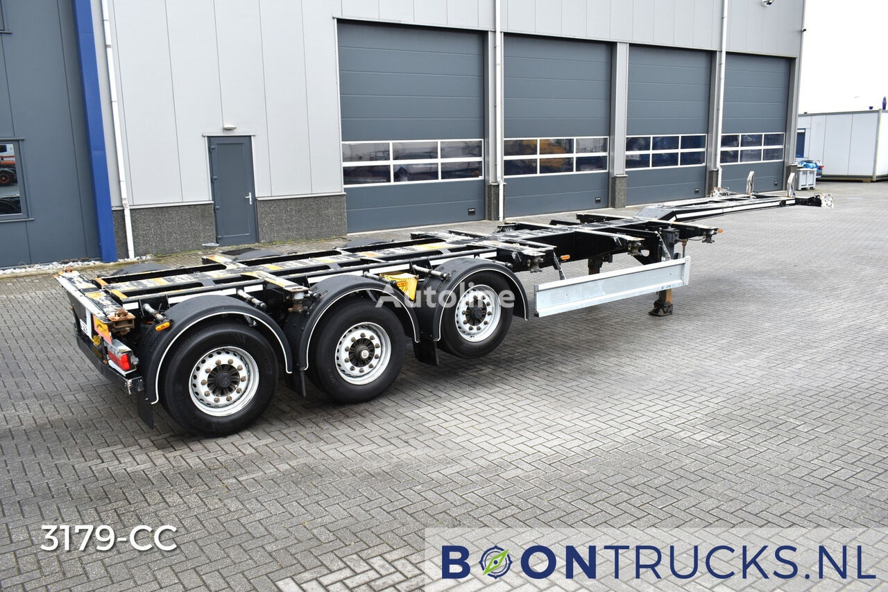 D-Tec PORTMASTER | 2x20-30-40-45ft HC * BPW/DISC * NL TRAILER * 9x AVA container chassis semi-trailer