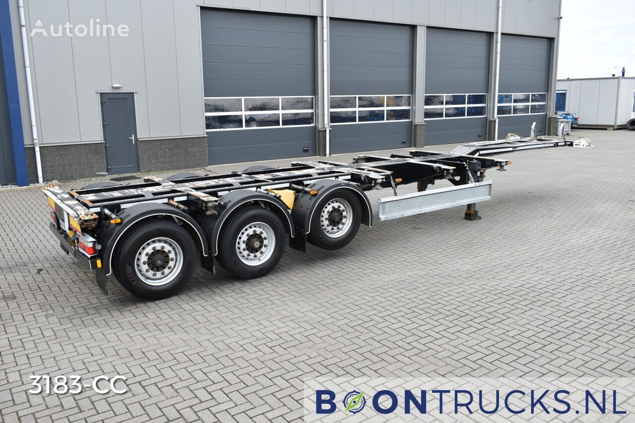 D-Tec PORTMASTER | 2x20-30-40-45ft HC * LIFTAS * SCHUIFKOP * NL TRAILE Containerauflieger