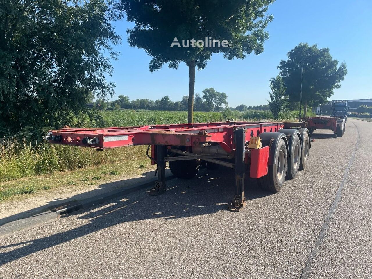 Semi-remorque porte-conteneurs Fliegl SDS380 - Autoline