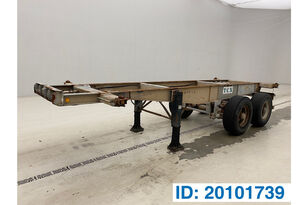 Fruehauf Skelet 20 ft container chassis semi-trailer