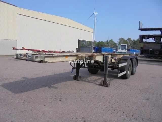 Groenewegen 20CC-15-18 STEEL SPRINGS container chassis semi-trailer