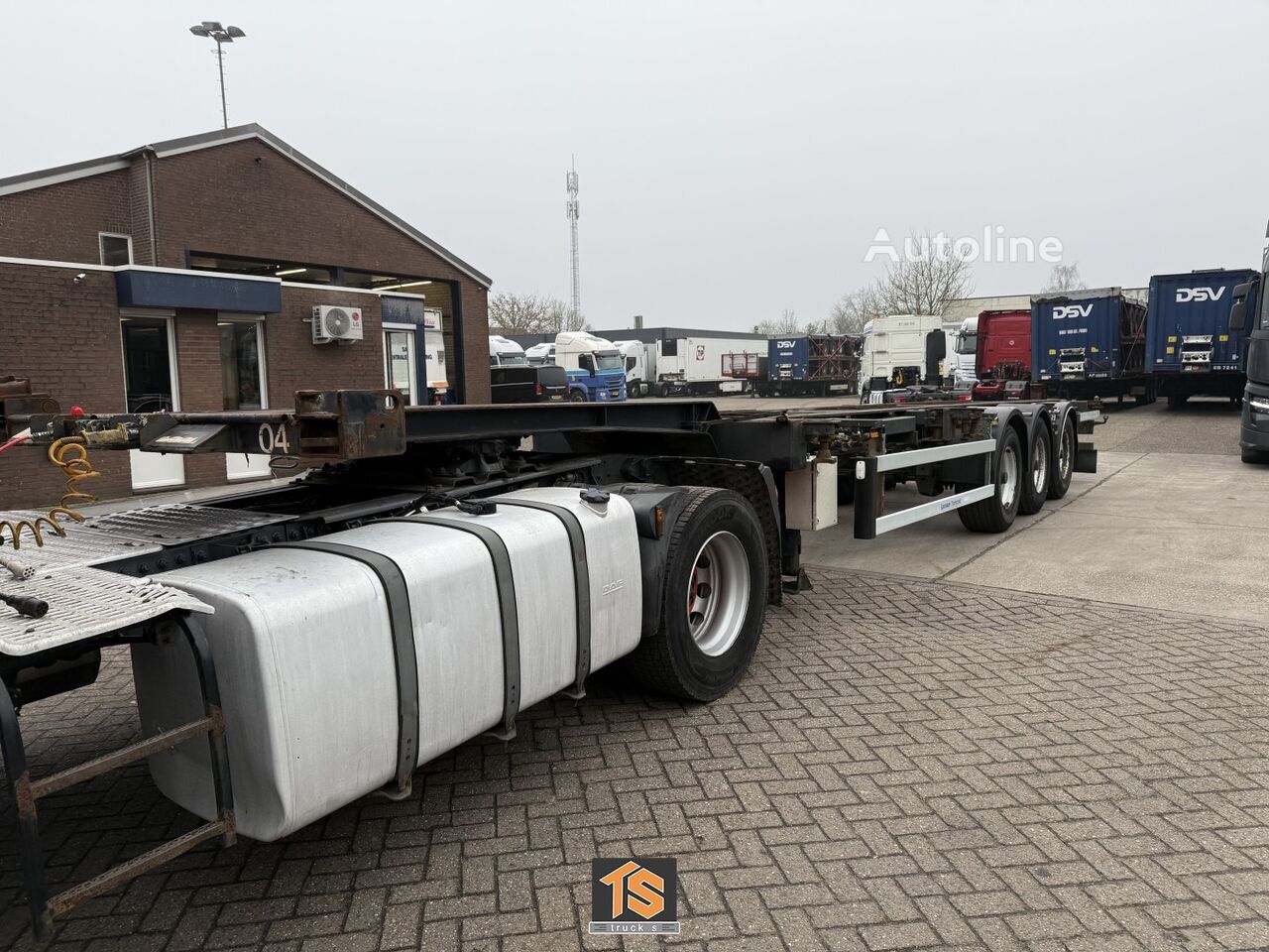 Groenewegen 40.05CC-12-27 2x20 1x30 1x40ft - NL-Trailer semirremolque de contenedores