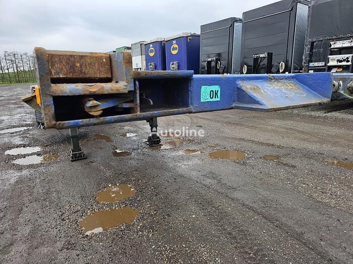 العربات نصف المقطورة شاحنة نقل الحاويات Groenewegen FIXED | CONTAINER CHASSIS| 40 FT 2X20 FT 20 MIDDLE | GOOD COND