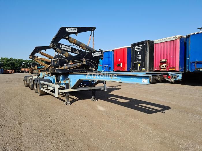 Hammar 195D SIDELOADER 4 AXLE 2E TRAILER CONNECTION 36 TONS Containerauflieger