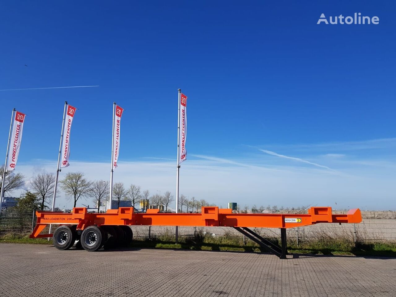 Houcon RBA-C-45ft-65T BC containerchassi semitrailer