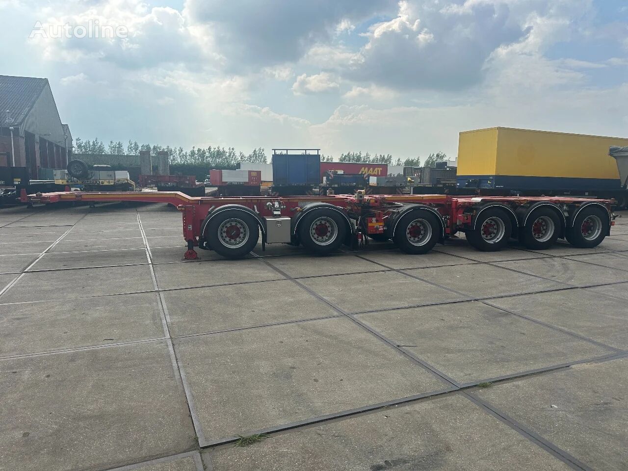 полуприцеп контейнеровоз JTF TRAILERS  6 ASSIGE LZV COMBINATIE MET ON-22-XN