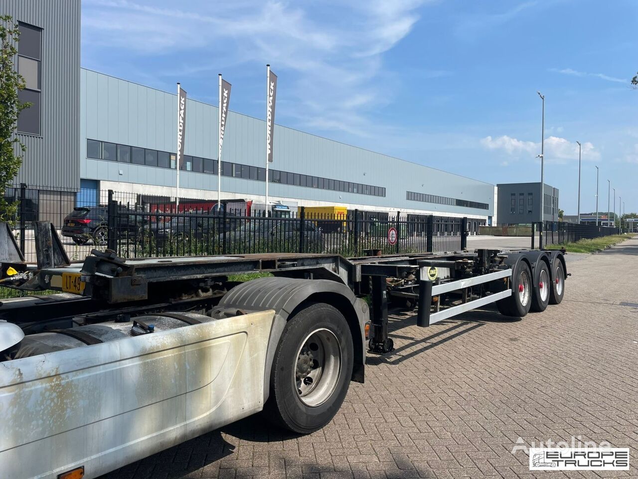 naczepa do przewozu kontenerów Jumbo DO 270.CE NL Trailer - Extendable - APK/TUV - Lift Axle - BPW