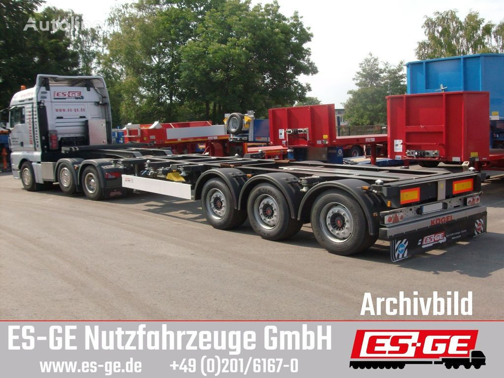 new Kögel container chassis semi-trailer