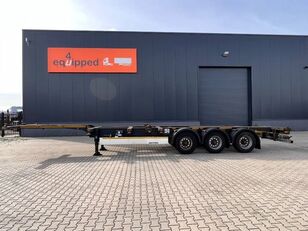 semi-remorque porte-conteneurs Kögel 40FT HC, liftaxle, BPW+drumbrakes, empty weight, 5.380KG, NL-cha