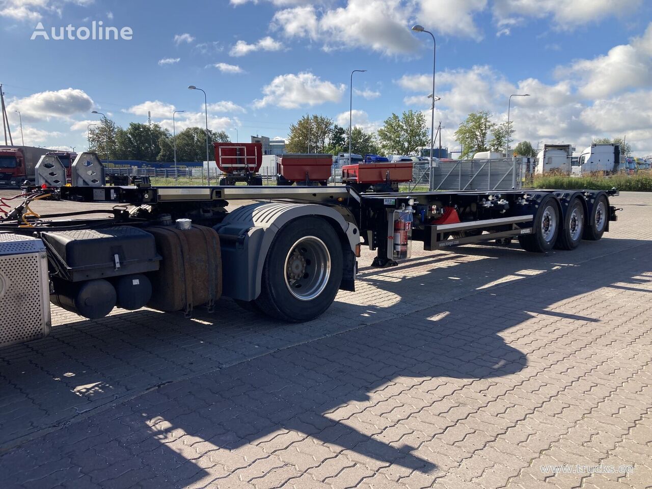 Kögel KÖGEL PORT 45 DUPLEX container chassis semi-trailer