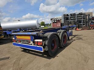 semi-remorque porte-conteneurs Krone 2 axle | container chassis | steel suspension | Bpw drum