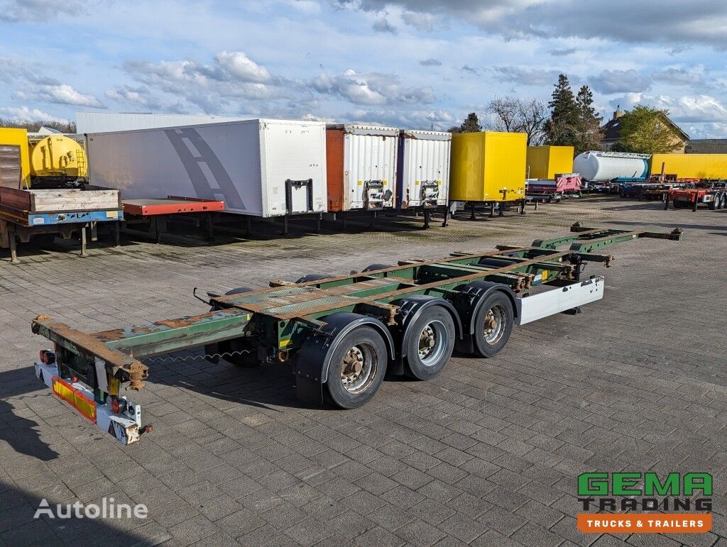 полуприцеп контейнеровоз Krone SD 27 3-Assen BPW Kont Schuiver - DrumBrakes - 5280kg (O1776)