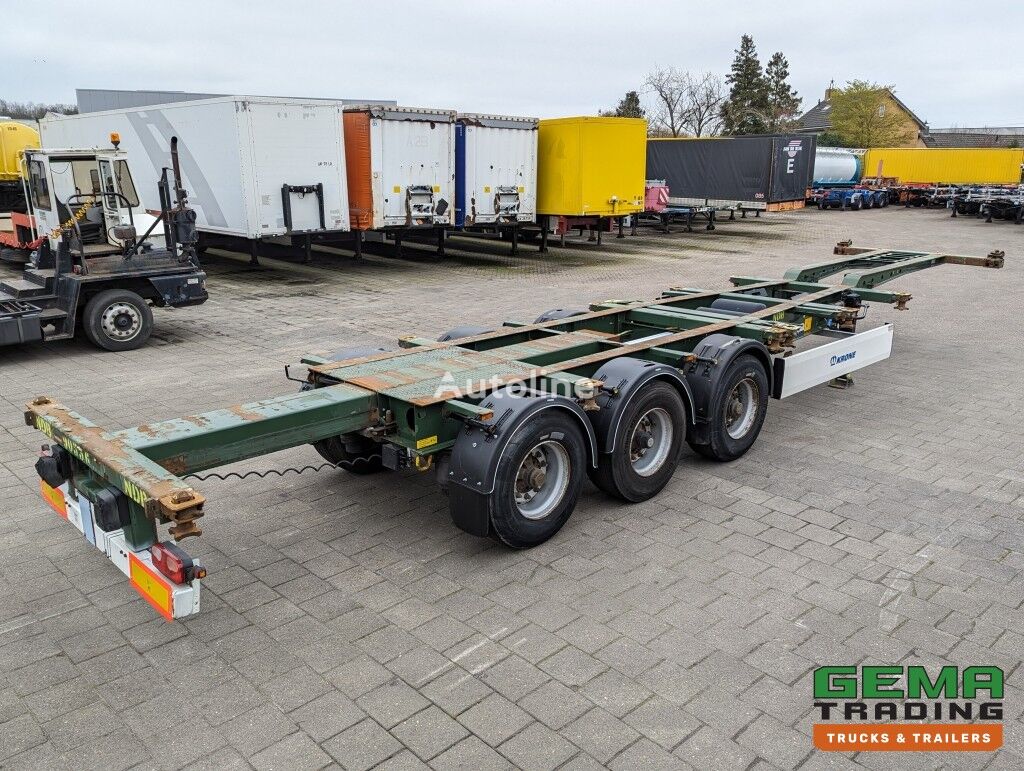 Krone SD 27 3-Assen BPW Kont Schuiver - DrumBrakes - 5280kg (O1778) Containerauflieger