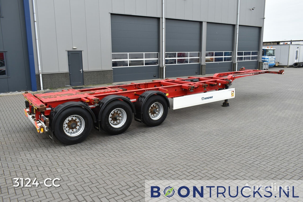 Krone SD BOX LINER | 2x20-30-40-45ft HC * ACHTERSCHUIVER * 20x BESCHIK container chassis semi-trailer