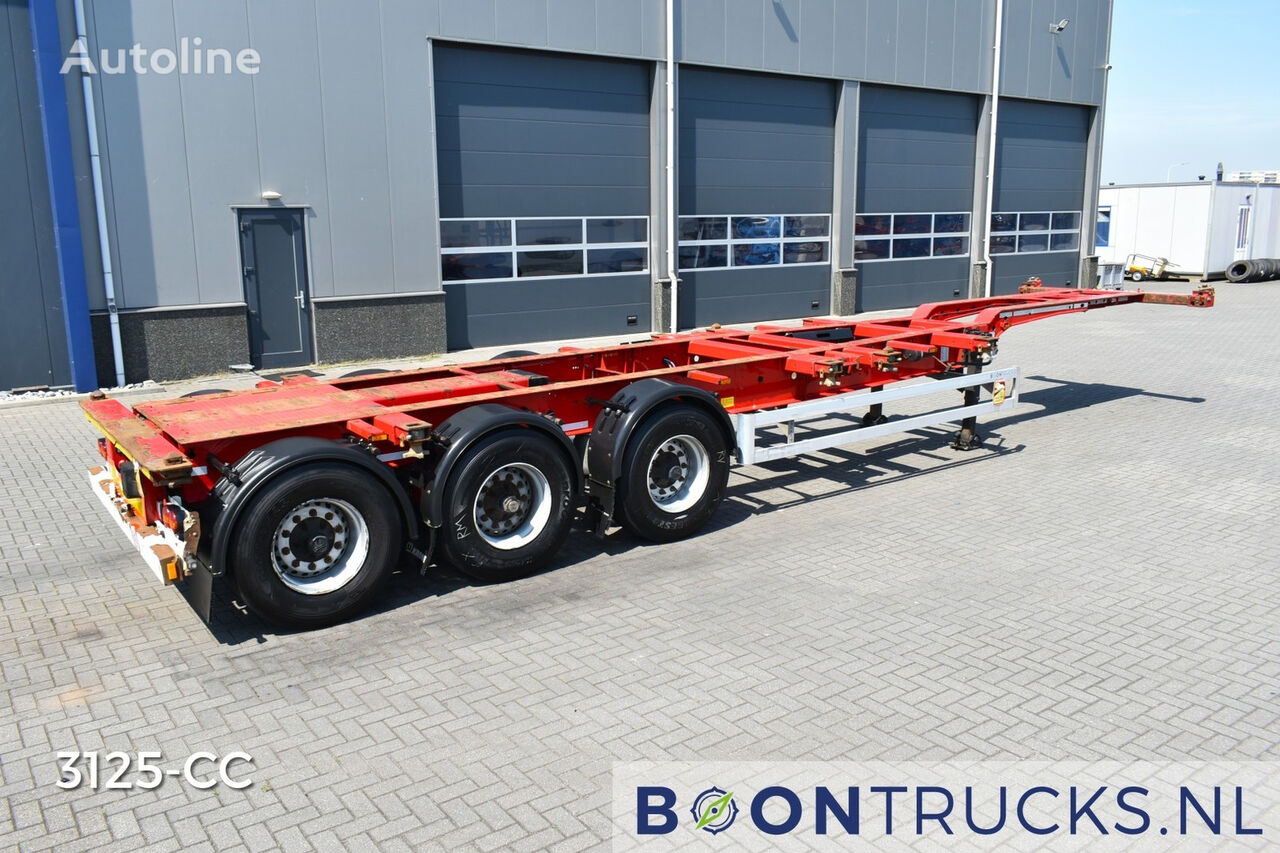 Krone SD BOX LINER | 2x20-30-40-45ft HC * ACHTERSCHUIVER * 20x BESCHIK container chassis semi-trailer