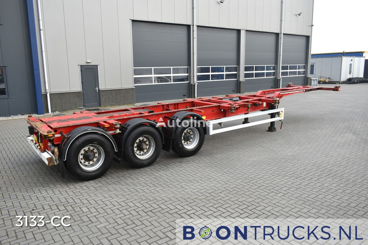 Krone SD BOX LINER | 2x20-30-40-45ft HC * EXTENDABLE REAR * APK 11-202 container chassis semi-trailer