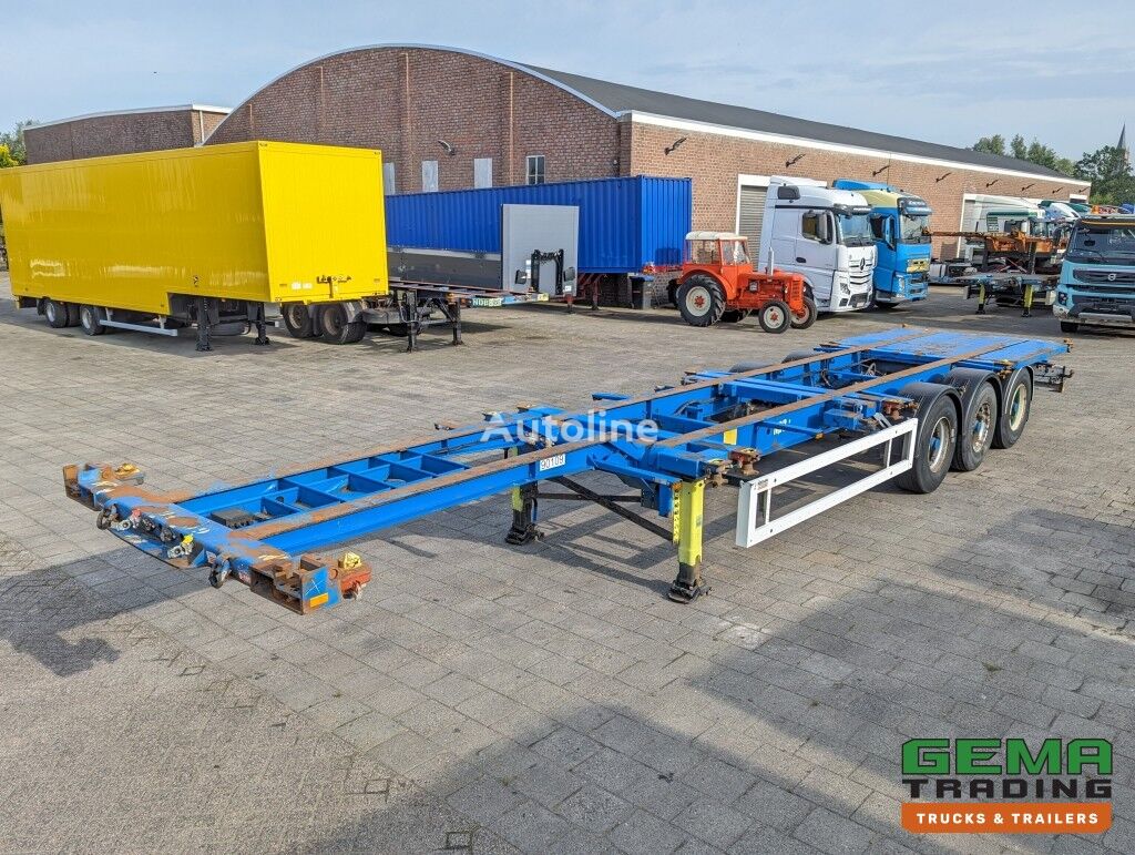 Krone SDC-27 3-Assen BPW Drumbrakes - 5340KG - All Connections (O1912) semirremolque de contenedores