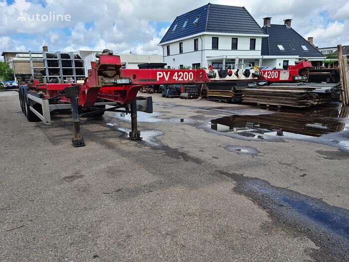 Krone SDC27ELTU5-2 | All connections | Rear extendible container chassis semi-trailer