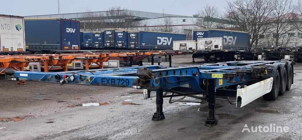 Krone Skeletal Trailer Sættevogn containerchassis