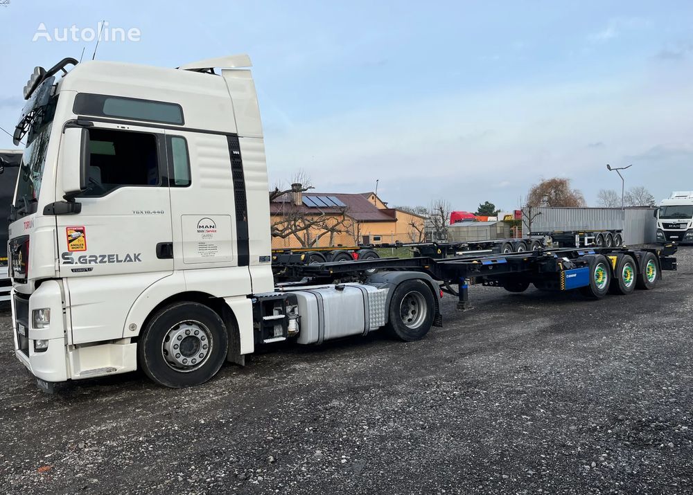 Krone Wynajem wszystkie typy kontenerów * Wysuw środek i tył* Adr * Ws container chassis semi-trailer