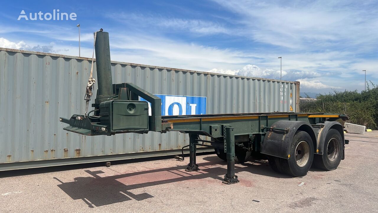 LeciTrailer Basculante electrico con mando container chassis semi-trailer