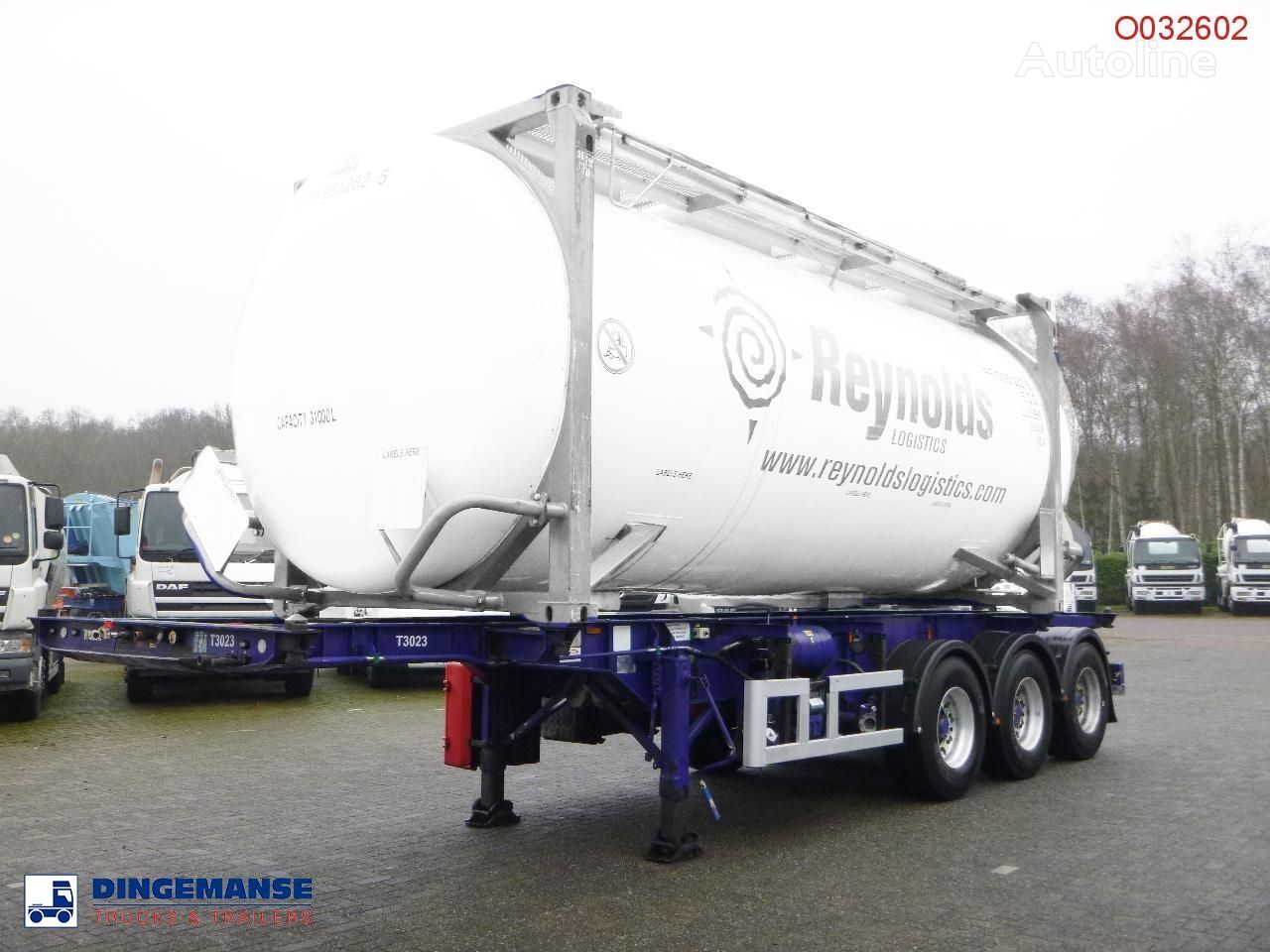 M&G 3-axle container trailer 20-30 ft container chassis semi-trailer