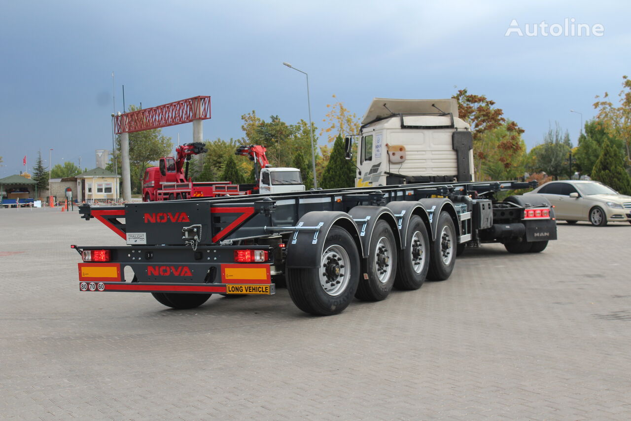 nauja konteinerių važiuoklė puspriekabė Nova New Container Semi Trailer Production - 2025