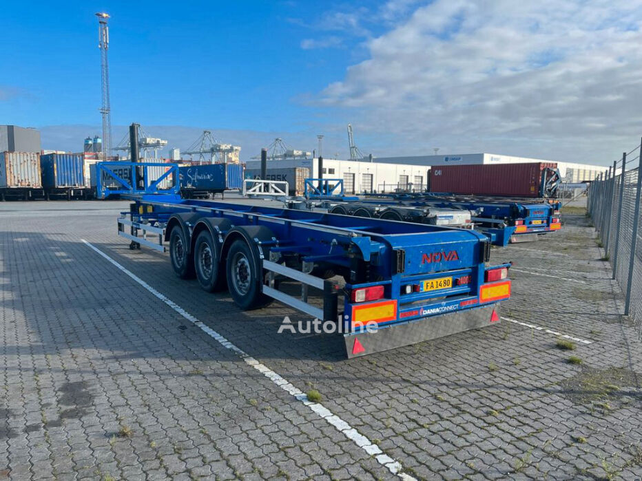 Semiremorcă pentru transport containere Nova New Container Tipping Chassis 20,30,40 feet de vânzare | Autoline RO Semiremorcă pentru transport containere Nova New Container Tipping Chassis 20,30,40 feet nouă - Autoline