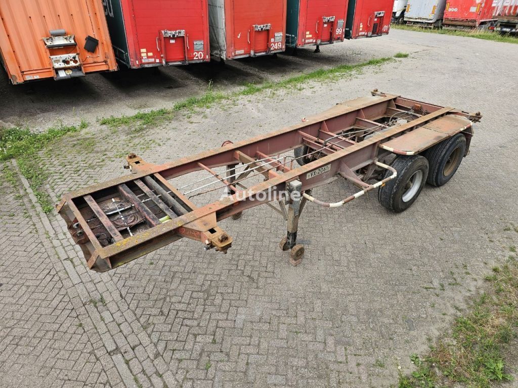 semi-reboque porta-contentores Pacton 20FT - BPW - Steelspring