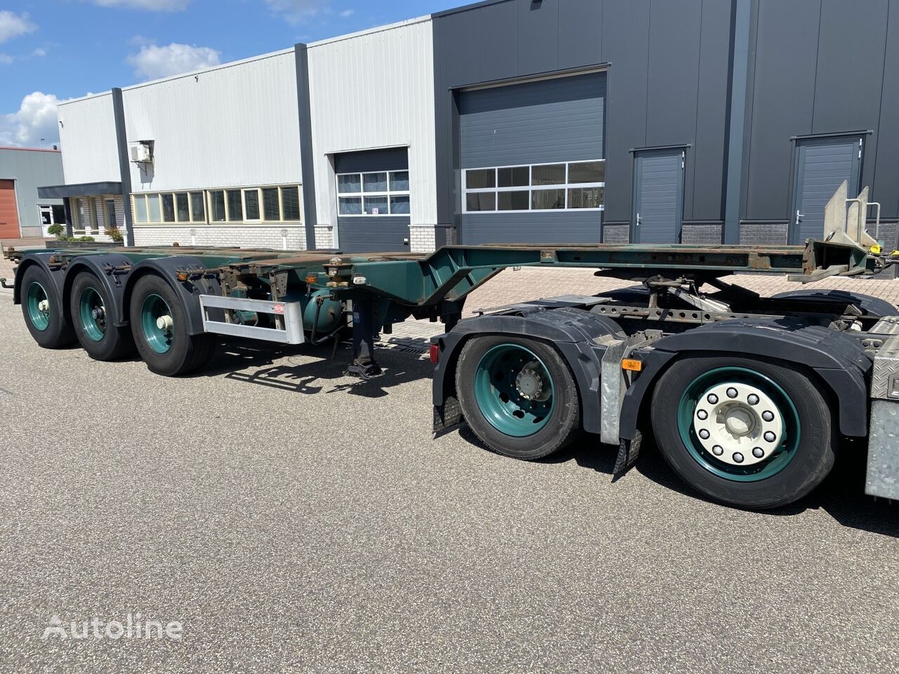 semi-remorque porte-conteneurs Pacton 3-ass Multi Container, All Containers Lift-Axle