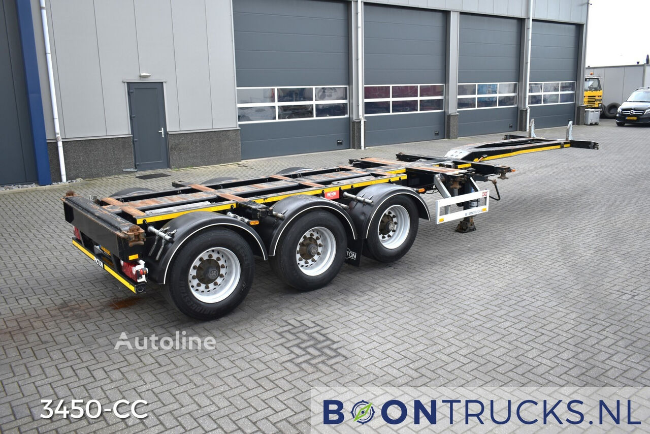 semi-remorque porte-conteneurs Pacton ET3 | 2x20-30-40-45ft HC * 3x ENTENDABLE * NL TRAILER * APK 11-2