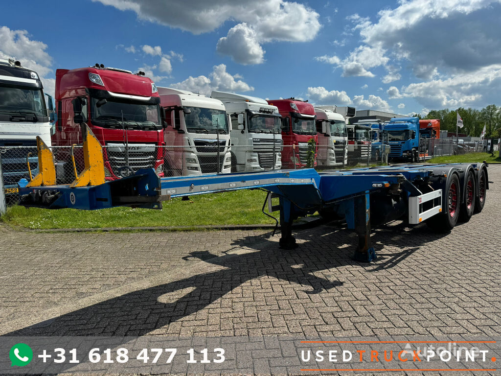 العربات نصف المقطورة شاحنة نقل الحاويات Pacton Multi Chassis / 3 Axel / TUV:9-2024 / NL Trailer