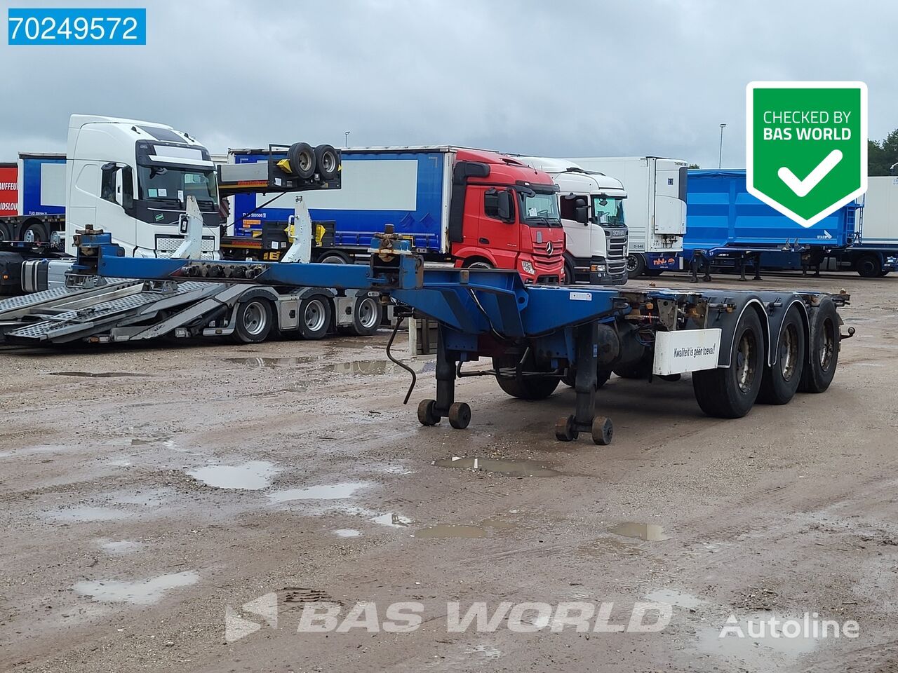 Pacton T3-010 NL-Trailer Liftachse 45ft semirremolque de contenedores