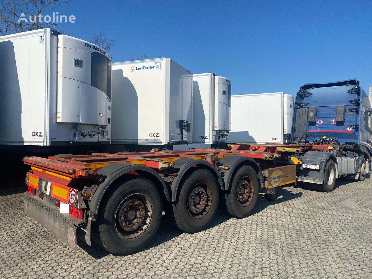 Piacenza PORTACONTAINER ALLUNGABILE container chassis semi-trailer