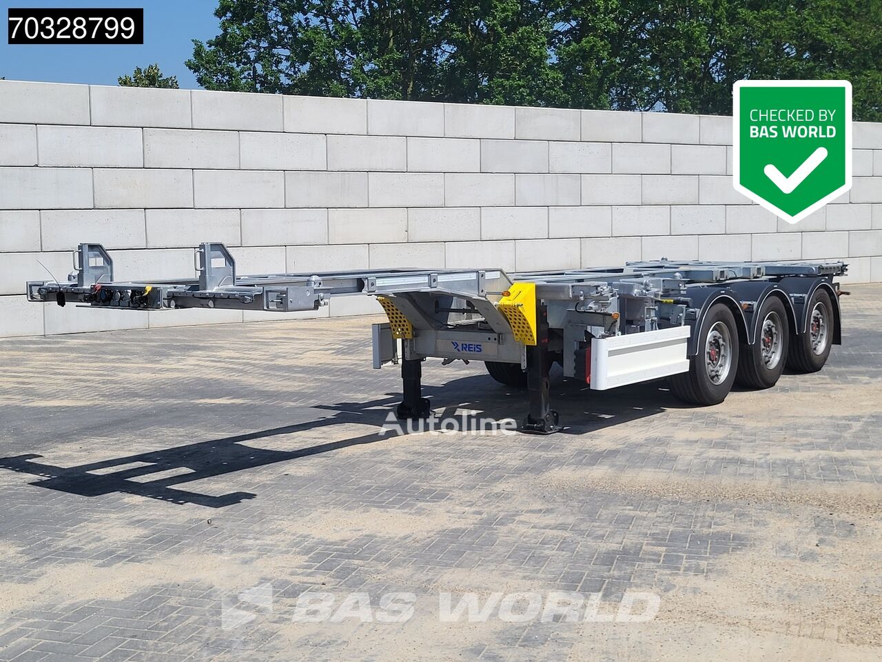 New Reis Treyler Reistreyler 3AFCST08 NEW Multi 45ft Lift Axle container chassis semi-trailer - Autoline