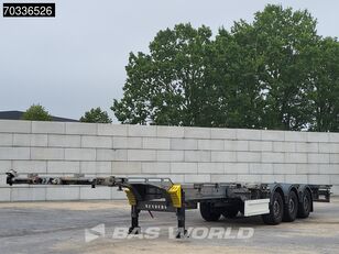semiremorcă pentru transport containere Reis Treyler Reistreyler F APK 12-26 Lift Axle 2x20ft 40ft 45ft